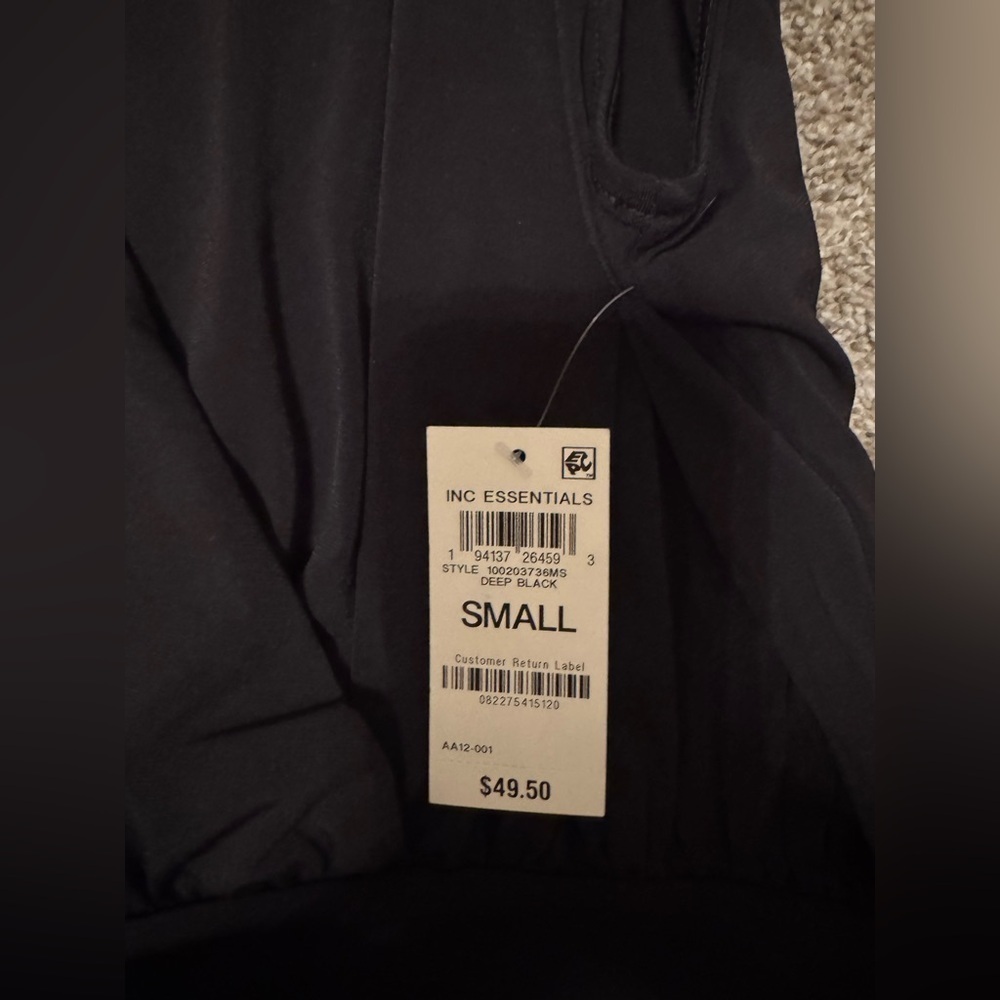 I.N.C. International Concepts Women’s Surplice V-Neck Top Black Small NWT - Picture 8 of 8